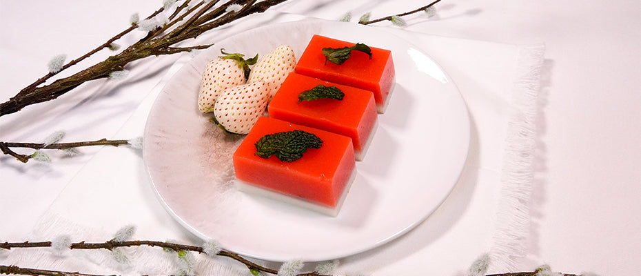 Strawberry Coconut Jelly